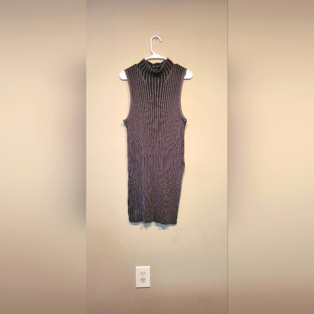 Rock & Republic Green Ribbed Midi Dress sz XL